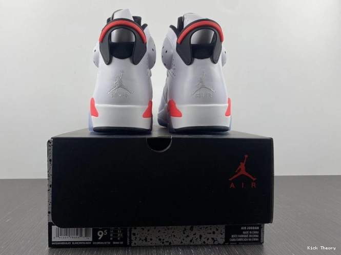 Kicktheory (2014) Jordan Infrared White Retro 384664-123 6 0804